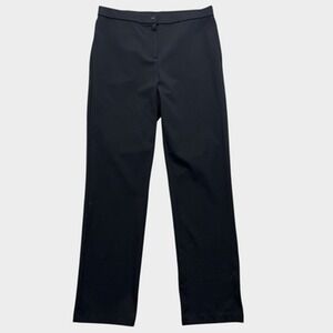 CAPSULE 121 Dress Pants Womens‎ Large Black Smooth Straight Leg Stretch Pockets